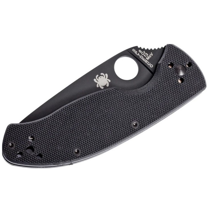 Ніж Spyderco Tenacious Black Фото 2